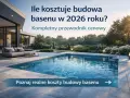 Nowoczesny basen przy domu, idealny na lato. Dowiedz się, ile kosztuje budowa basenu przy domu w 2026 roku.