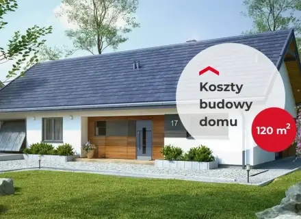 Nowoczesny dom 120 m². Sprawdź, ile kosztuje budowa domu Twoich marzeń.