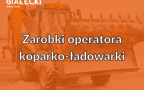 Zarabki operatora koparko-ładowarki. Dowiedz się, ile możesz zarobić, prowadząc maszyny budowlane.