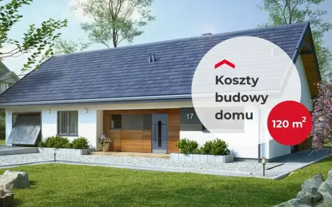Nowoczesny dom 120 m². Sprawdź, ile kosztuje budowa domu Twoich marzeń.