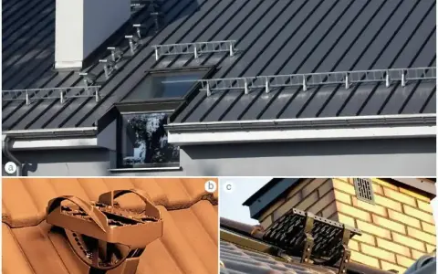 Systemy bezpieczeństwa na dachu: drabinki, stopnie kominiarskie i ławy. Bezpieczne przejście po dachu, nawet gdy jest ślisko, jak papa na lepiku.