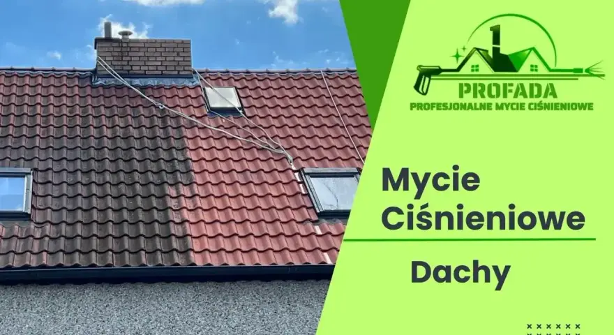 Profesjonalne mycie dachu cena za m2. Efekt czystego dachu po myciu ciśnieniowym. Zobacz, jak odmienić swój dom!